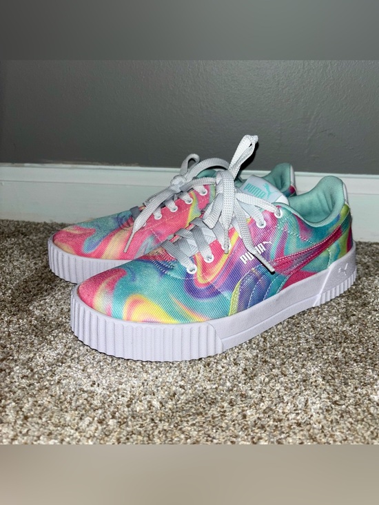 Puma Shoes - Puma colorful swirl platform Sneakers